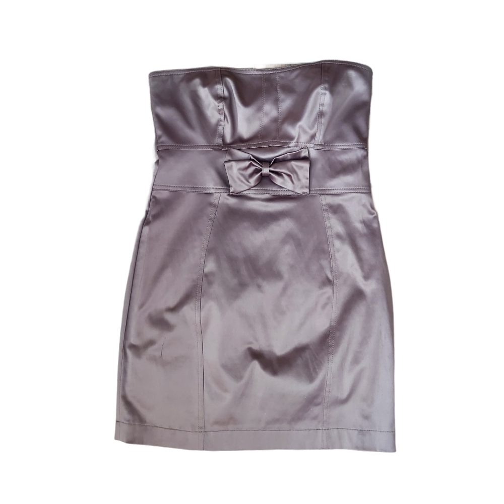 2/$22 NWOT Italian gray champagne mini dress Y2K